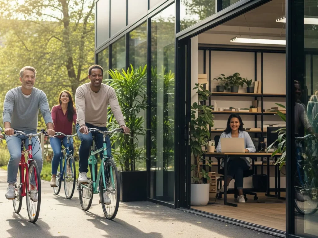 Nachhaltigkeit am Arbeitsplatz: Grüner Arbeitsweg - mit em Fahrrad zur Arbeit